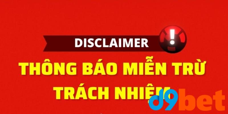 Miễn trừ trách nhiệm